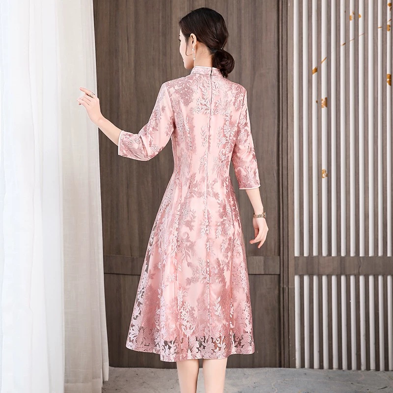 Elegant Women Aodai Vietnam Ch - Ao Dai Vietnam Dress บทวิจารณ์และราคา