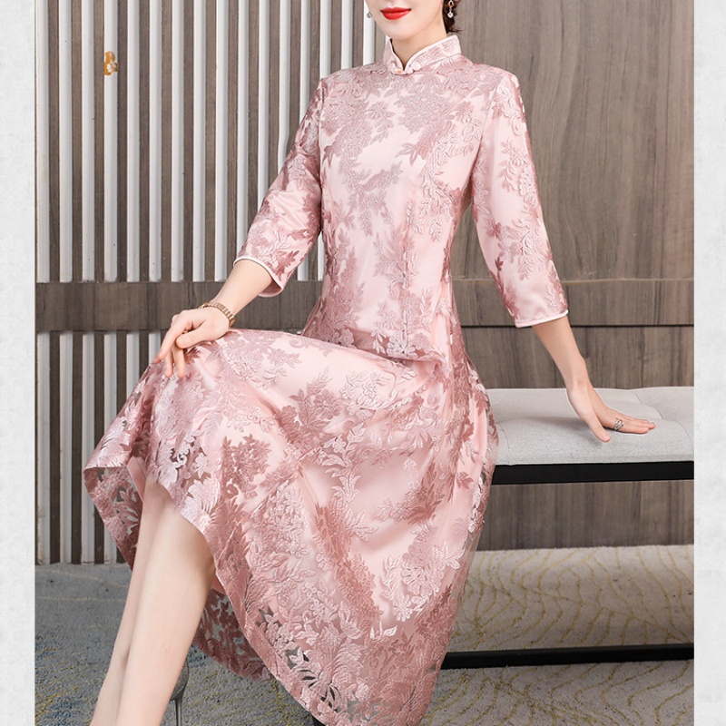 Elegant Women Aodai Vietnam Ch - Ao Dai Vietnam Dress บทวิจารณ์และราคา