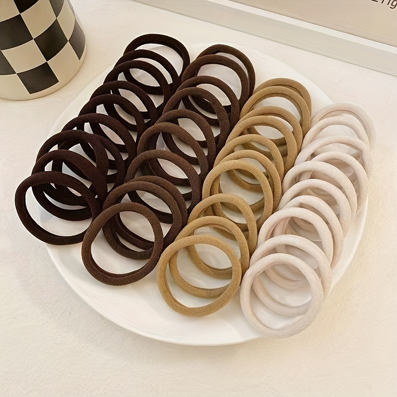 50/100pcs Boho Seamless Elasti - Ethnic Fashion Accessories บทวิจารณ์และราคา