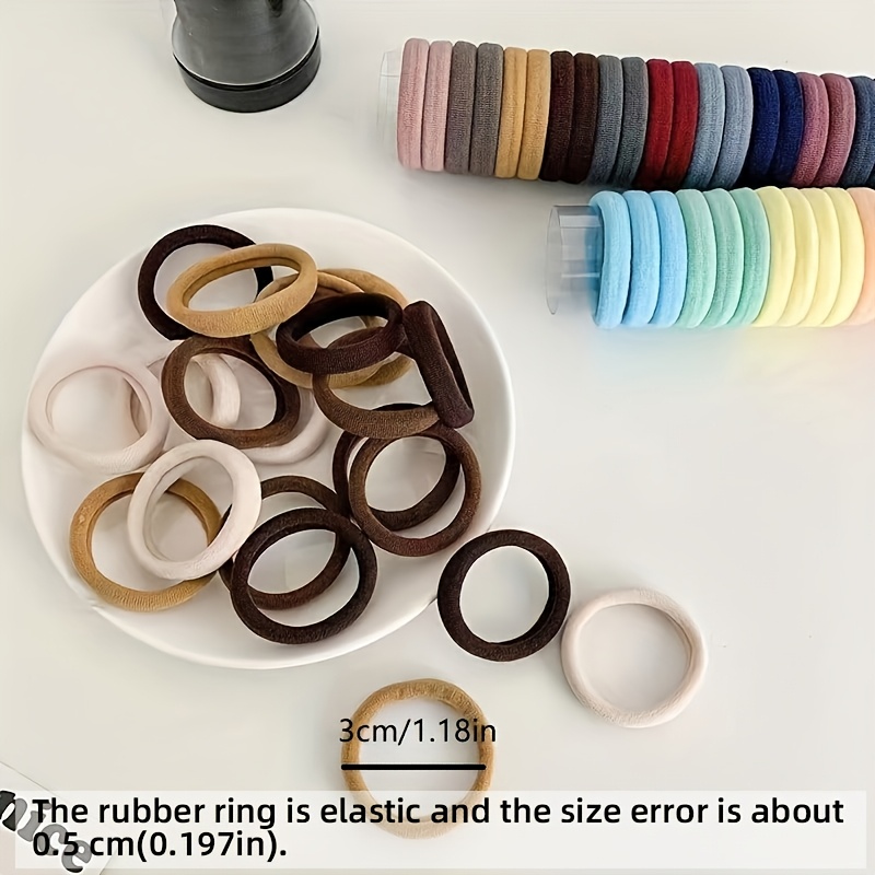 50/100pcs Boho Seamless Elasti - Ethnic Fashion Accessories บทวิจารณ์และราคา