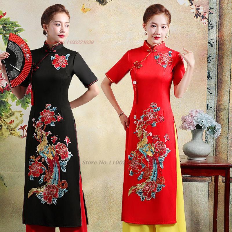 2026 vintage aodai vietnam tra - Ao Dai Vietnam Dress บทวิจารณ์และราคา