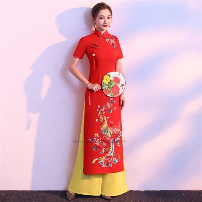 2026 vintage aodai vietnam tra - Ao Dai Vietnam Dress บทวิจารณ์และราคา