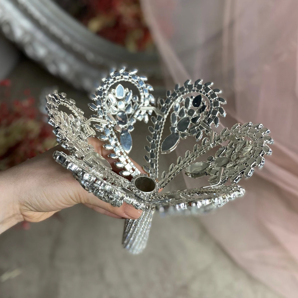 Boho Large Rhinestone Bridal B - Ethnic Fashion Accessories บทวิจารณ์และราคา