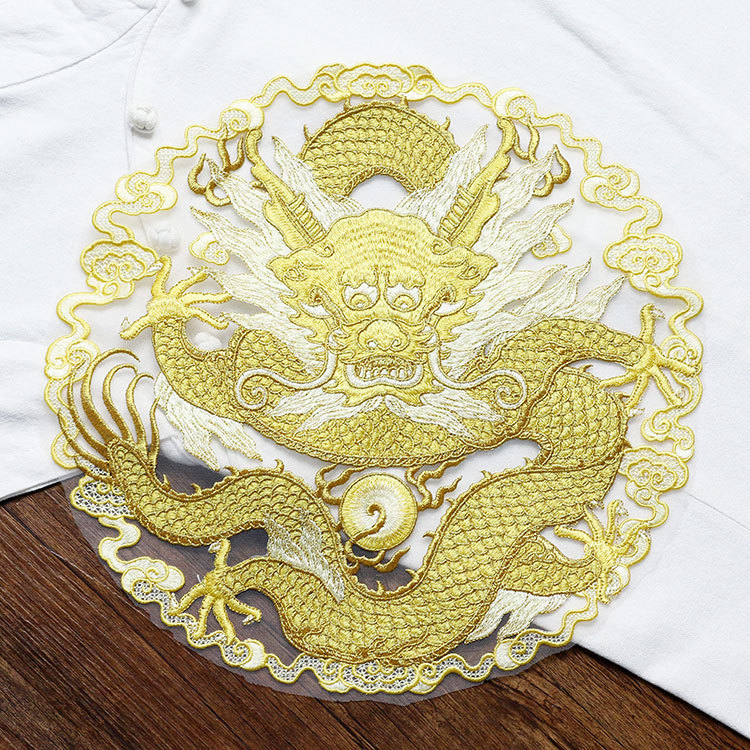 Golden thread dragon circular  - Ethnic Fashion Clothing บทวิจารณ์และราคา