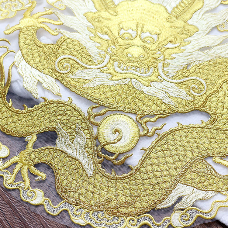 Golden thread dragon circular  - Ethnic Fashion Clothing บทวิจารณ์และราคา