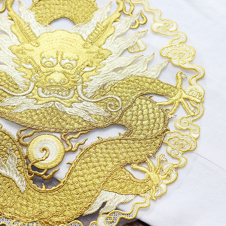 Golden thread dragon circular  - Ethnic Fashion Clothing บทวิจารณ์และราคา