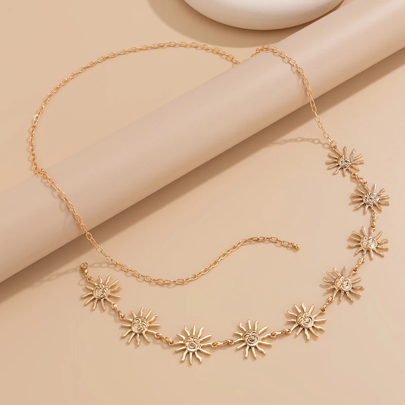 Fashion Boho Golden Sun Waist  - Ethnic Fashion Accessories บทวิจารณ์และราคา