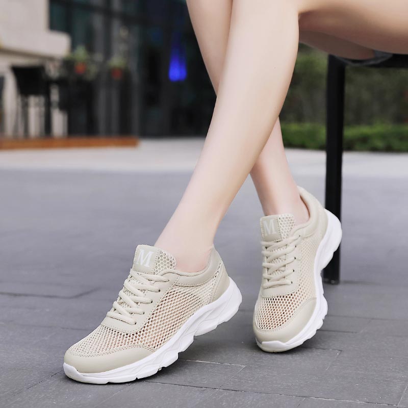 Summer Breathable Sneakers Wom - Ethnic Fashion Imports บทวิจารณ์และราคา