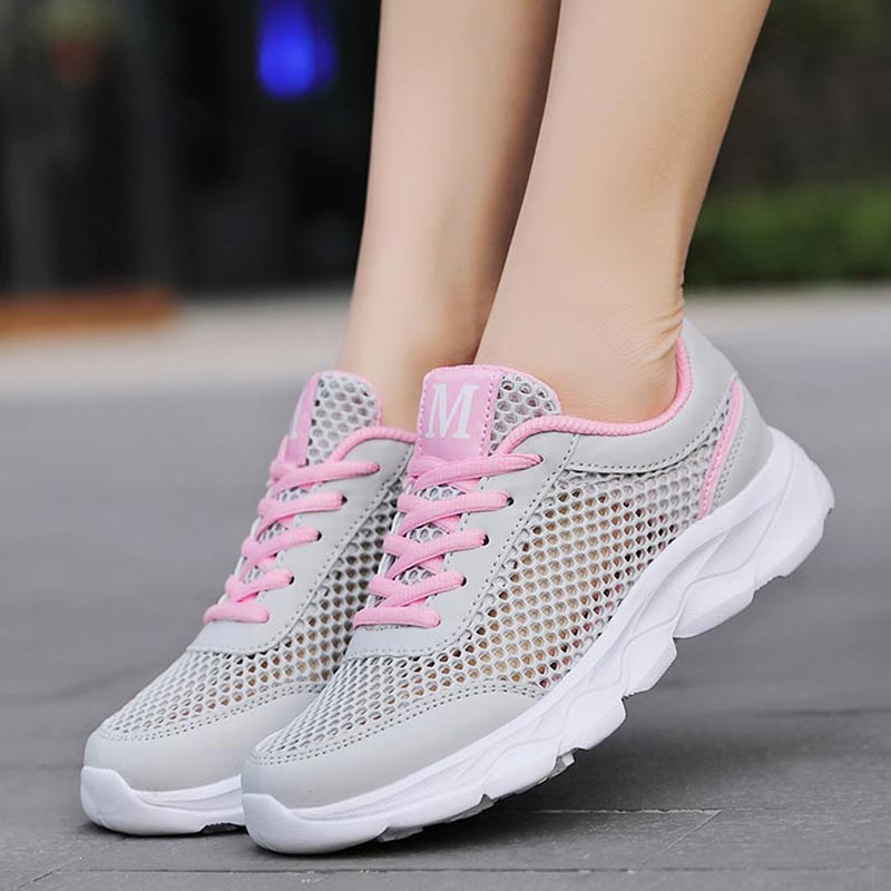 Summer Breathable Sneakers Wom - Ethnic Fashion Imports บทวิจารณ์และราคา