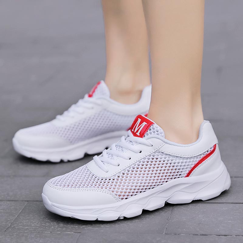 Summer Breathable Sneakers Wom - Ethnic Fashion Imports บทวิจารณ์และราคา