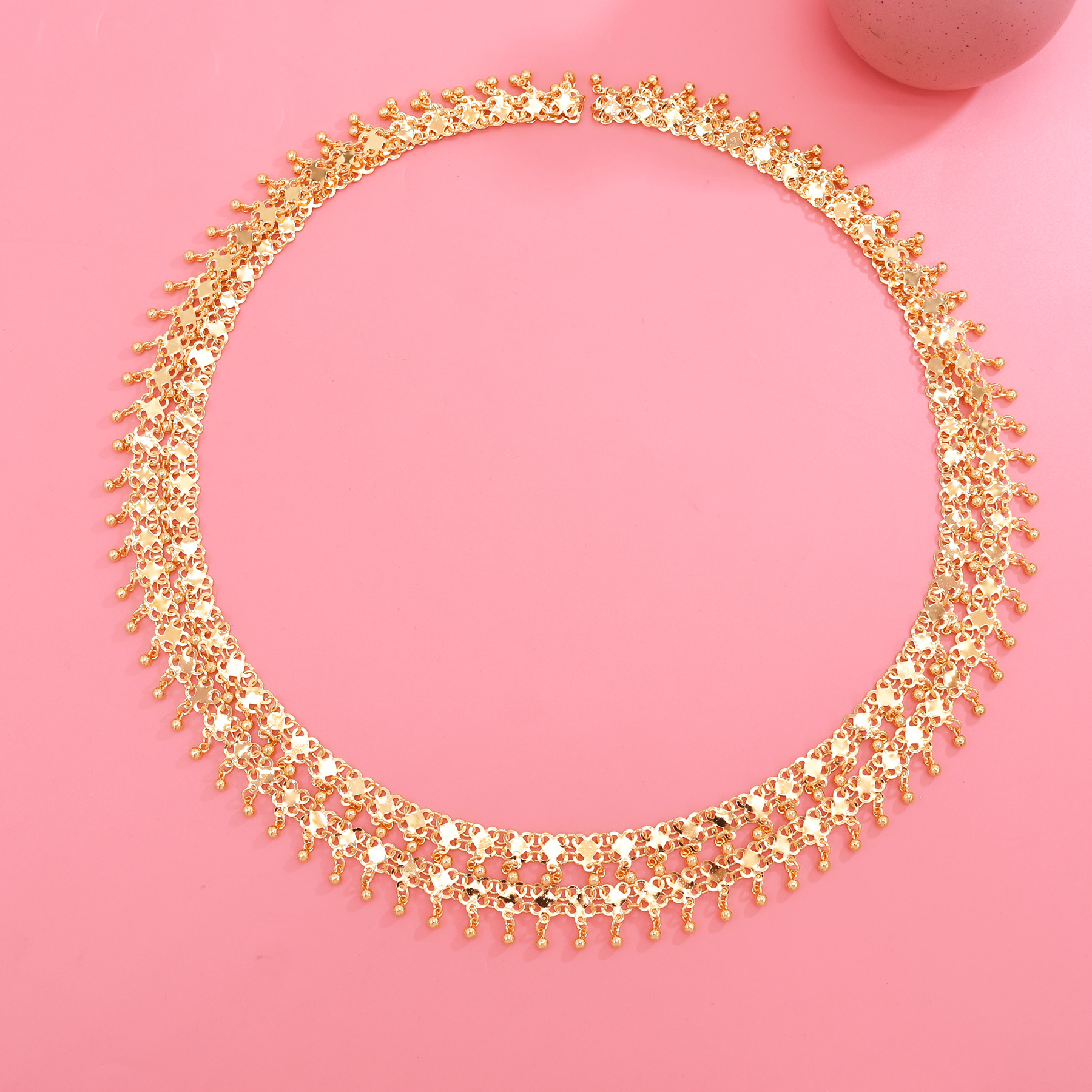 Golden Beads Tassel Shoulder C - Ethnic Fashion Accessories บทวิจารณ์และราคา