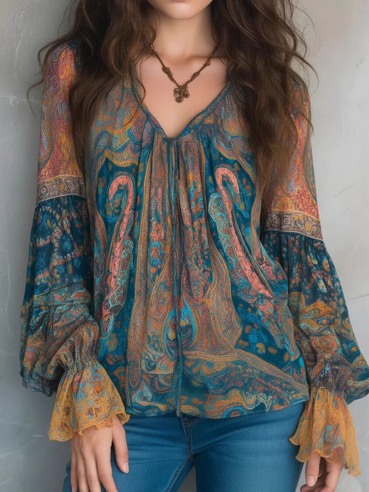 Ethnic Women Vintage Bohemian  - Ethnic Fashion Clothing บทวิจารณ์และราคา