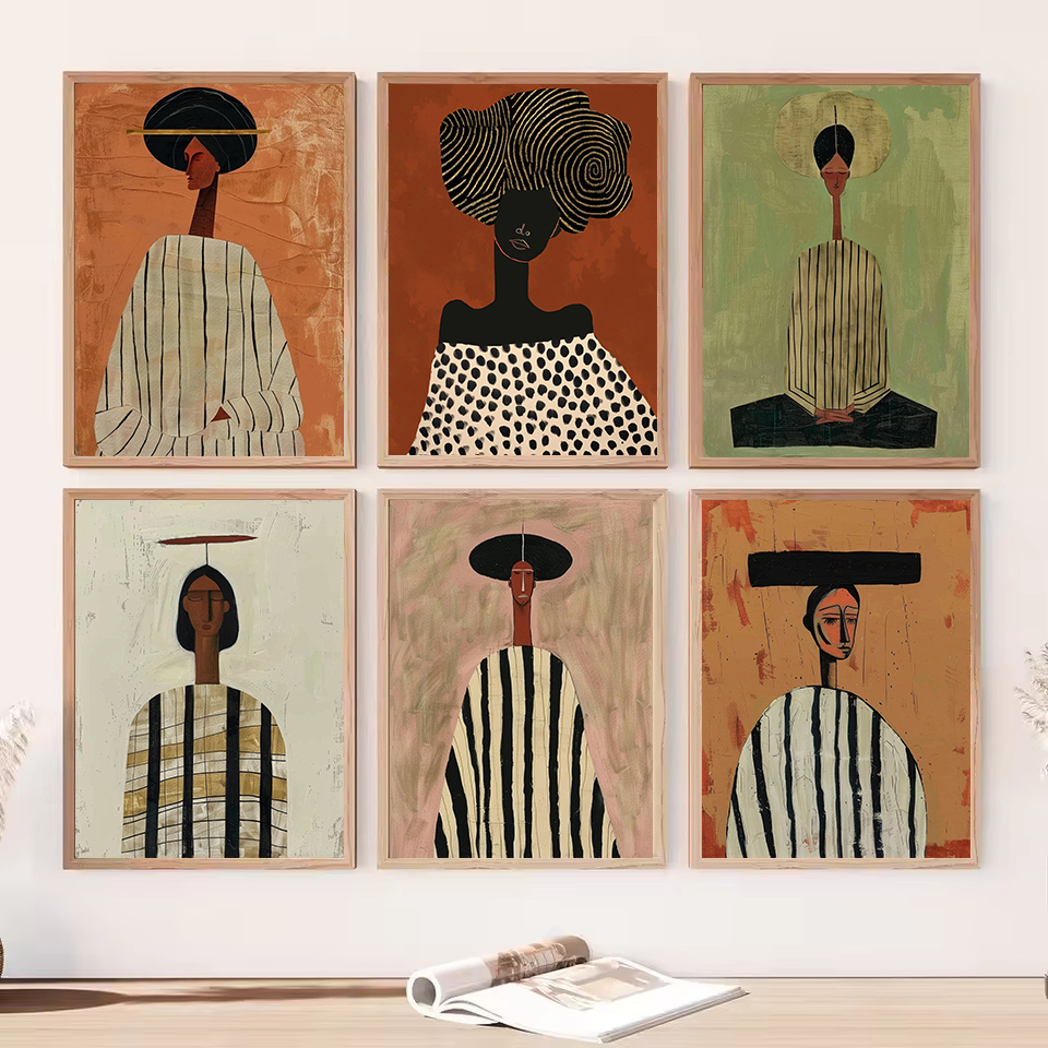 Fashion Abstract African Figur - Ethnic Contemporary Fashion บทวิจารณ์และราคา