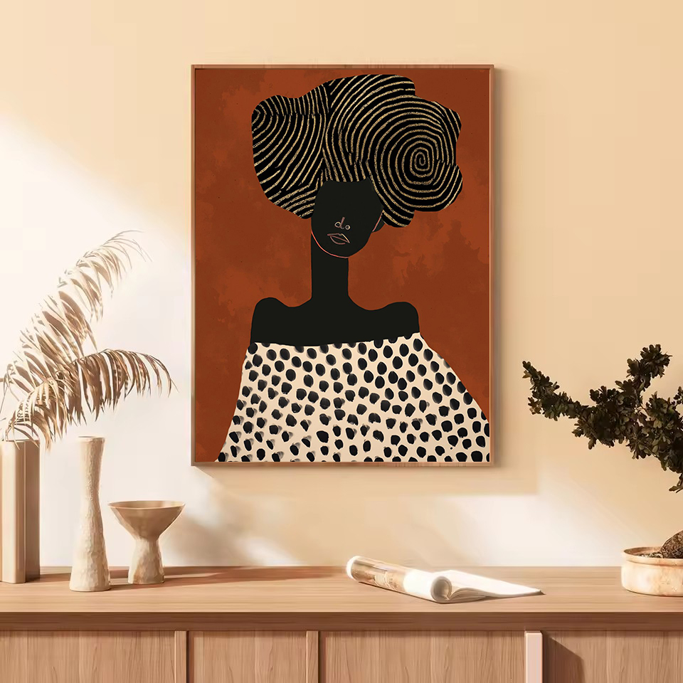 Fashion Abstract African Figur - Ethnic Contemporary Fashion บทวิจารณ์และราคา