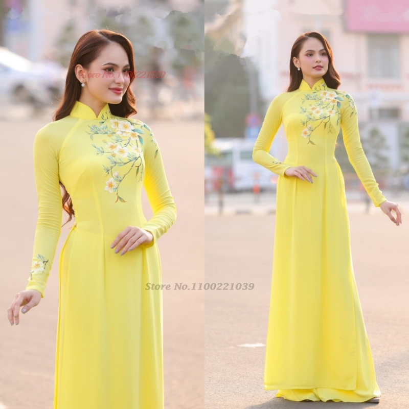 2026 traditional ao dai impro - Ao Dai Vietnam Dress บทวิจารณ์และราคา