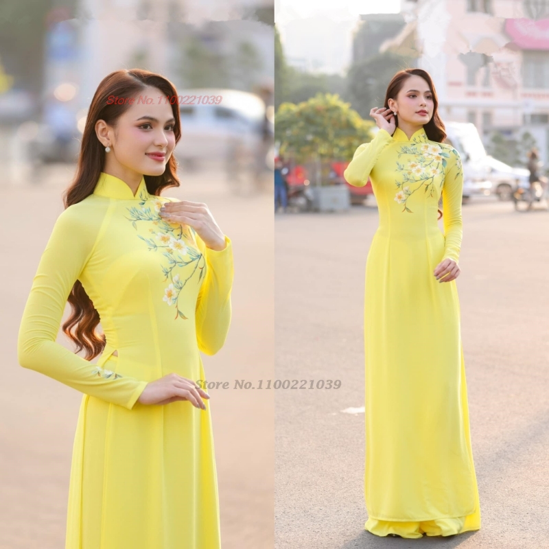2026 traditional ao dai impro - Ao Dai Vietnam Dress บทวิจารณ์และราคา
