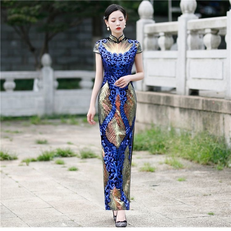 Woman Elegant Aodai Dress Shor - Ao Dai Vietnam Dress บทวิจารณ์และราคา