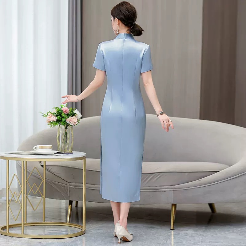 Women Ethnic Style Aodai  Cheo - Ao Dai Vietnam Dress บทวิจารณ์และราคา