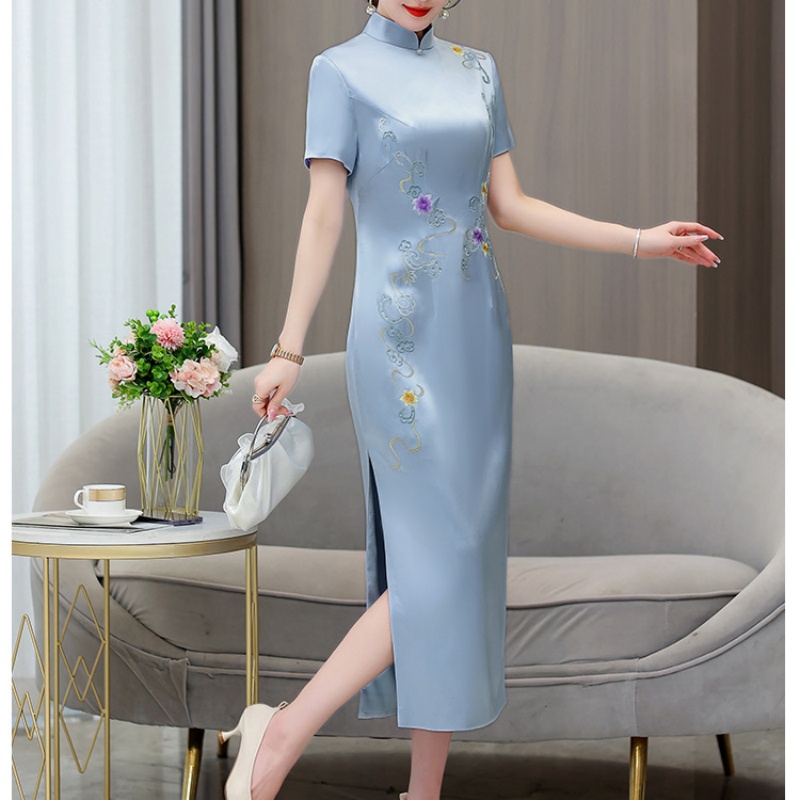 Women Ethnic Style Aodai  Cheo - Ao Dai Vietnam Dress บทวิจารณ์และราคา