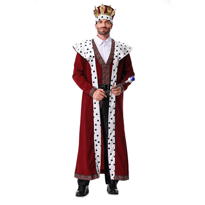 Medieval King's Robe Costume R - Ethnic Fashion Clothing บทวิจารณ์และราคา