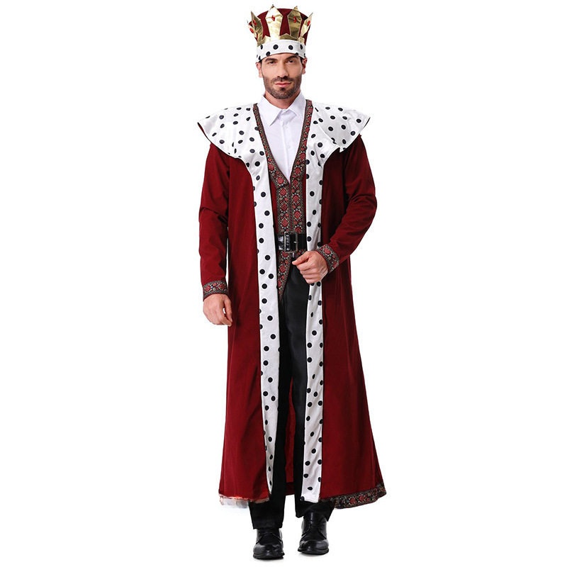 Medieval King's Robe Costume R - Ethnic Fashion Clothing บทวิจารณ์และราคา