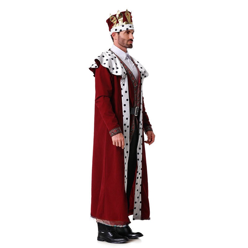 Medieval King's Robe Costume R - Ethnic Fashion Clothing บทวิจารณ์และราคา