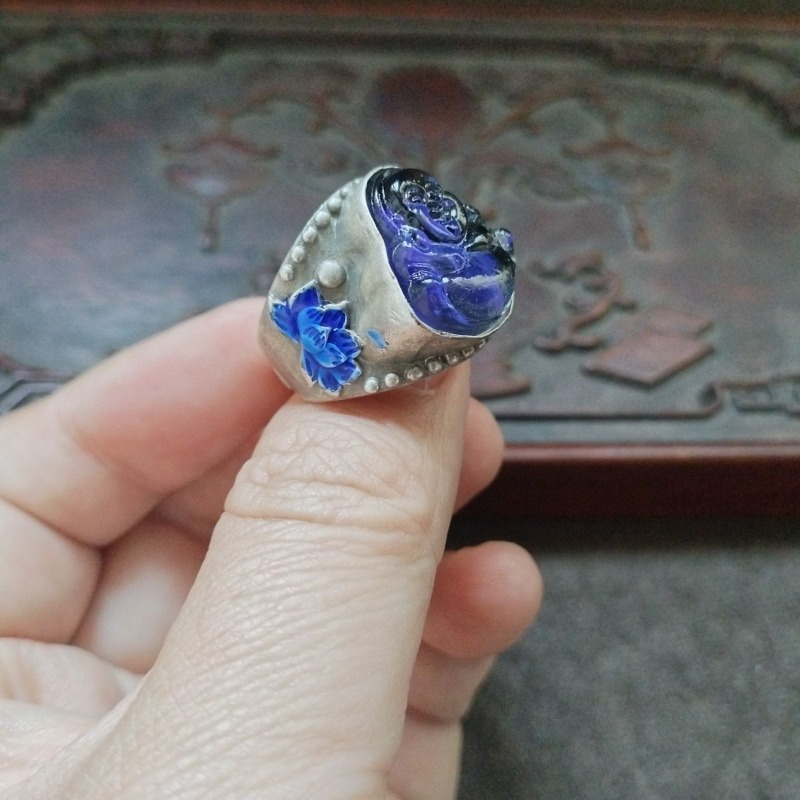 Vintage Import Buddha Ring Wit - Ethnic Fashion Imports บทวิจารณ์และราคา