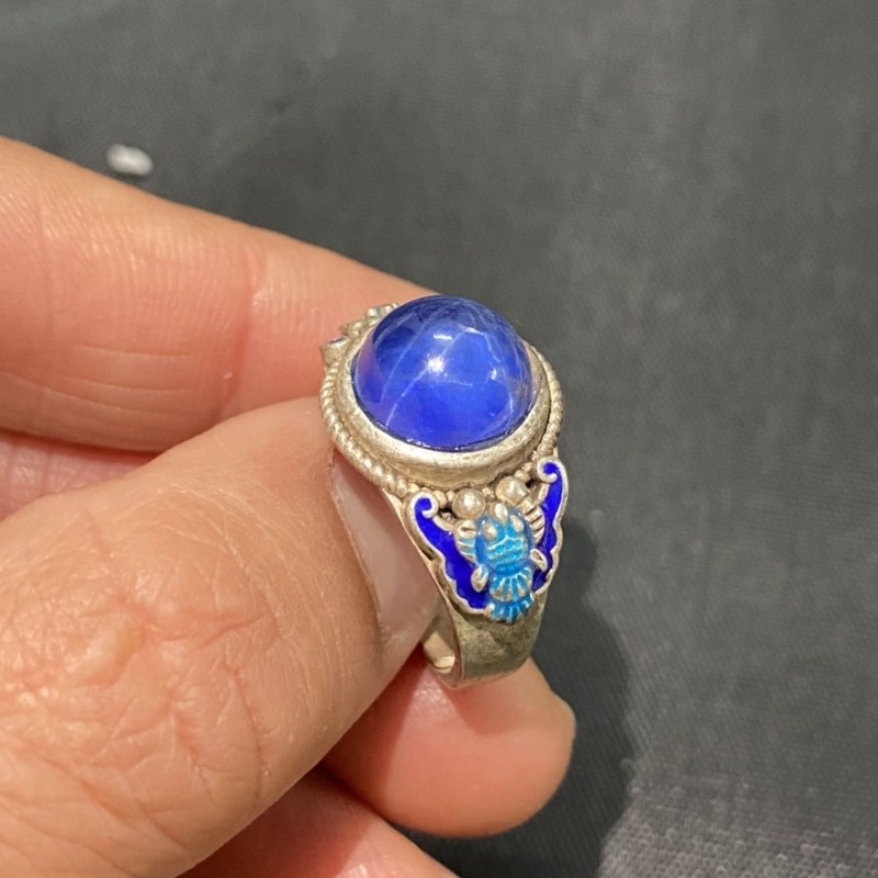 Ethnic Cloisonne Open Ring, Ex - Fashion Ethnic Wear For Men บทวิจารณ์และราคา