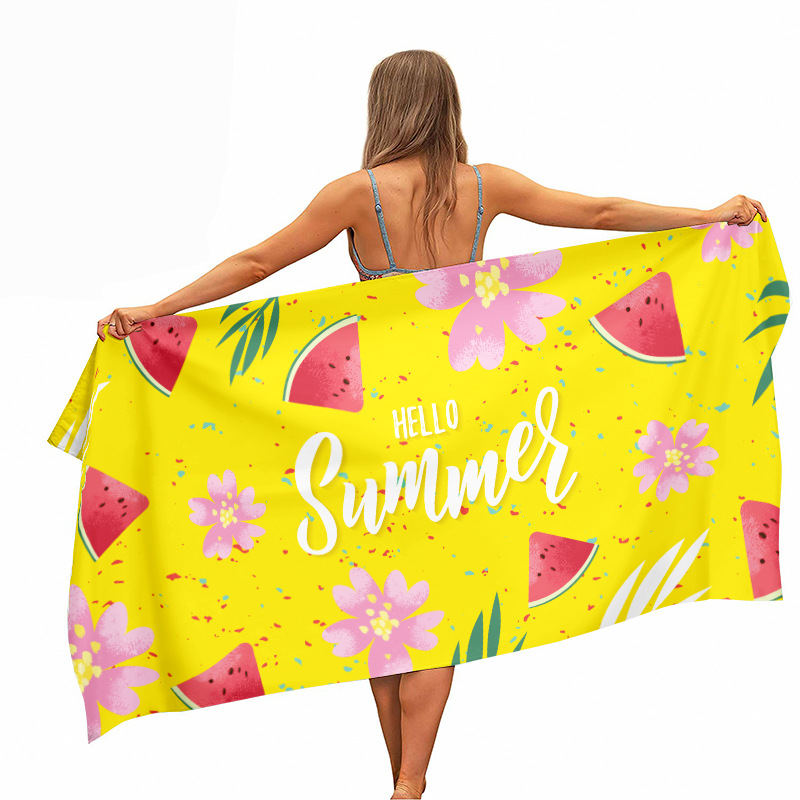 Orange Blue Ikat Print Beach T - Ikat Woven Fabric บทวิจารณ์และราคา