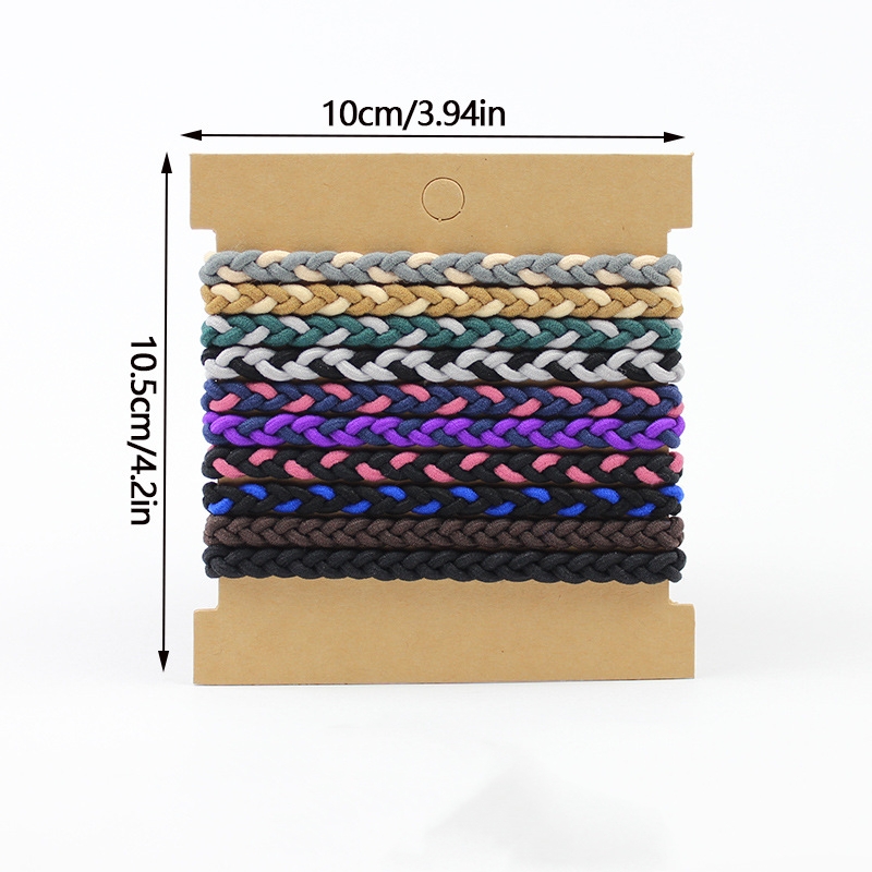 10pcs Boho Hair Ties Bracelets - Ethnic Fashion Accessories บทวิจารณ์และราคา