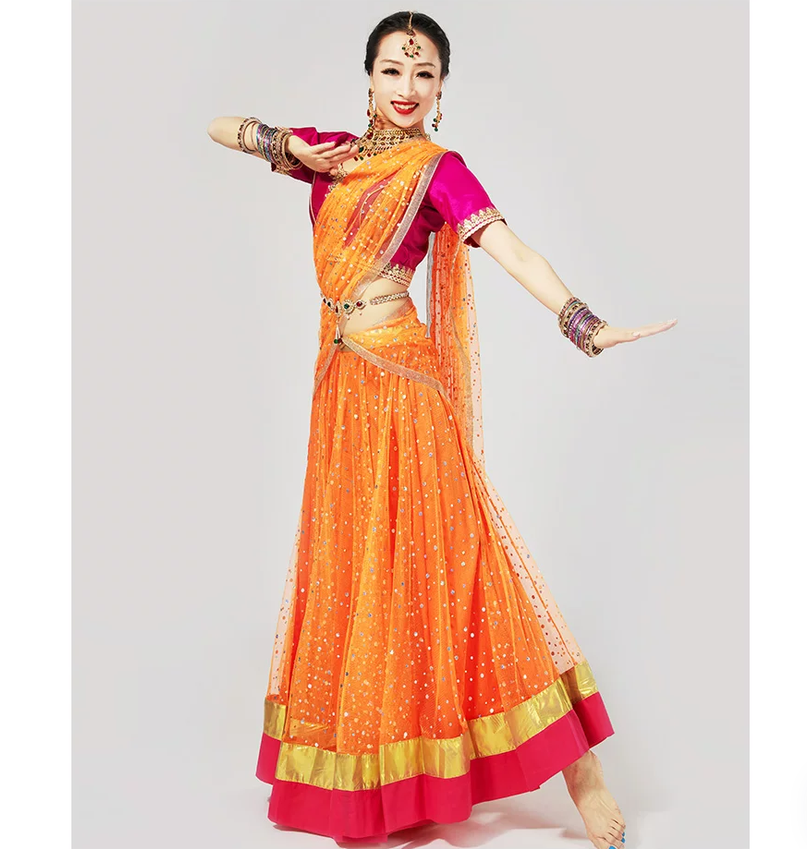 Indian dance dress performance - Salwar Kameez Set บทวิจารณ์และราคา