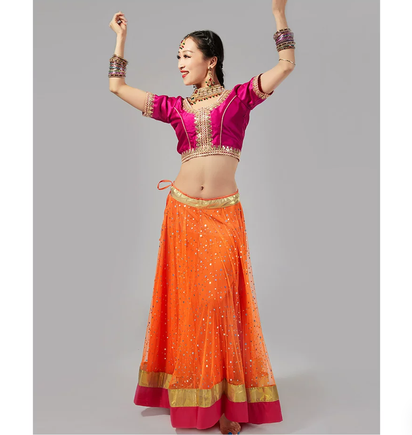 Indian dance dress performance - Salwar Kameez Set บทวิจารณ์และราคา