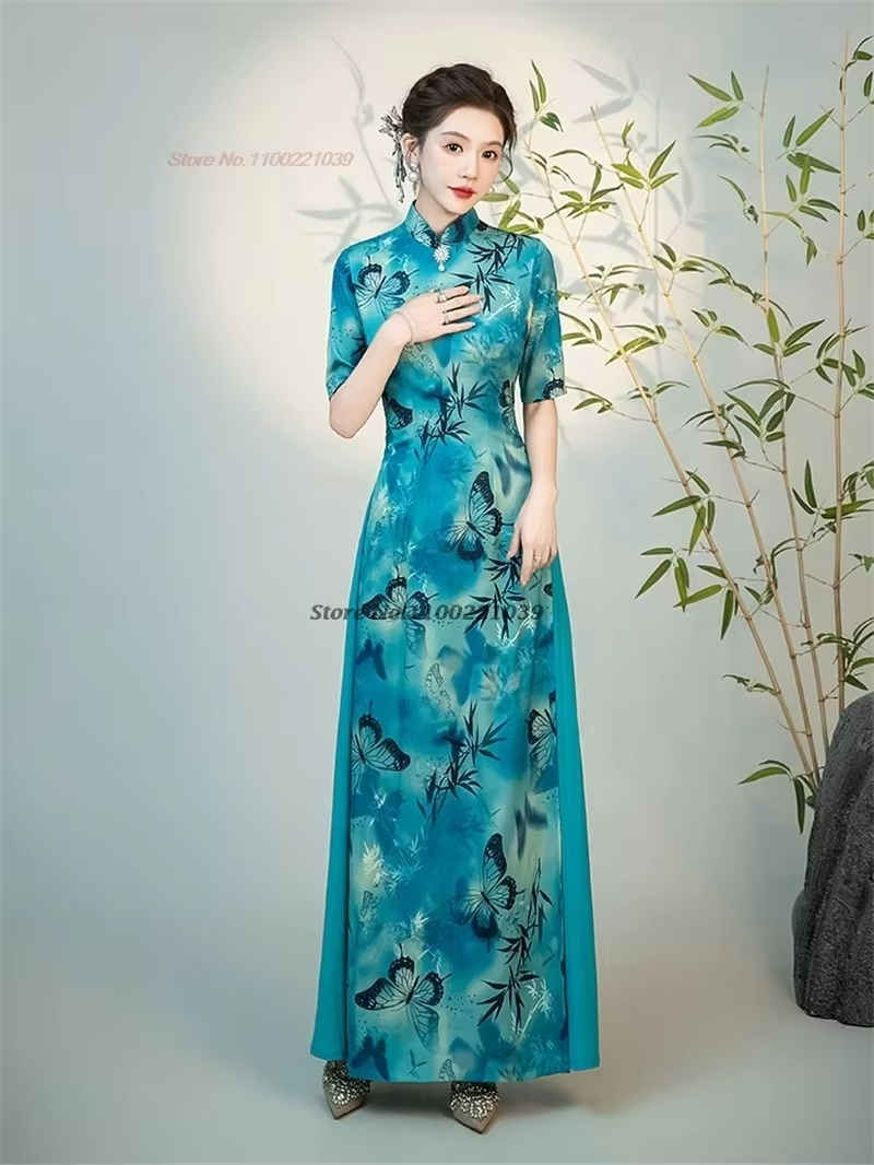 2026 chinese improved cheongsa - Ao Dai Vietnam Dress บทวิจารณ์และราคา