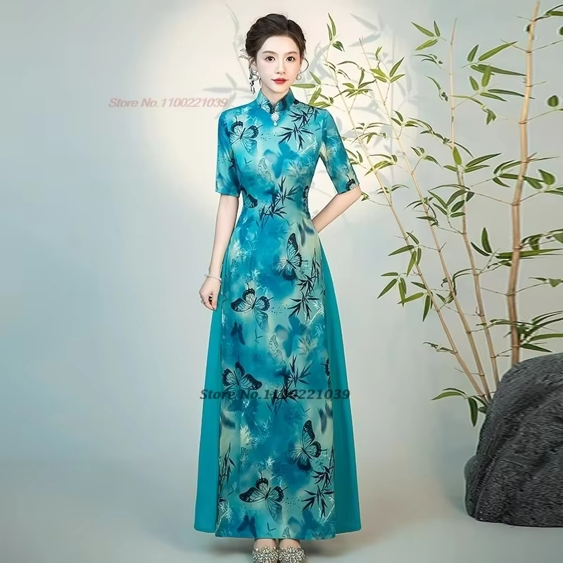 2026 chinese improved cheongsa - Ao Dai Vietnam Dress บทวิจารณ์และราคา
