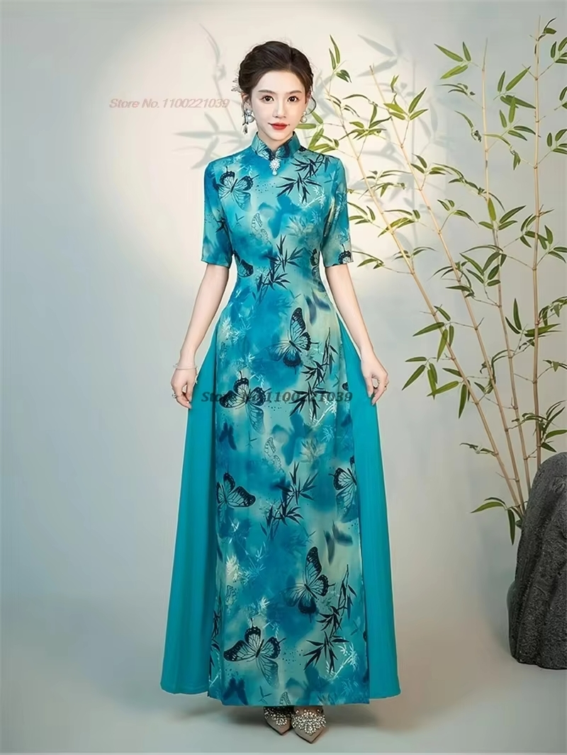 2026 chinese improved cheongsa - Ao Dai Vietnam Dress บทวิจารณ์และราคา