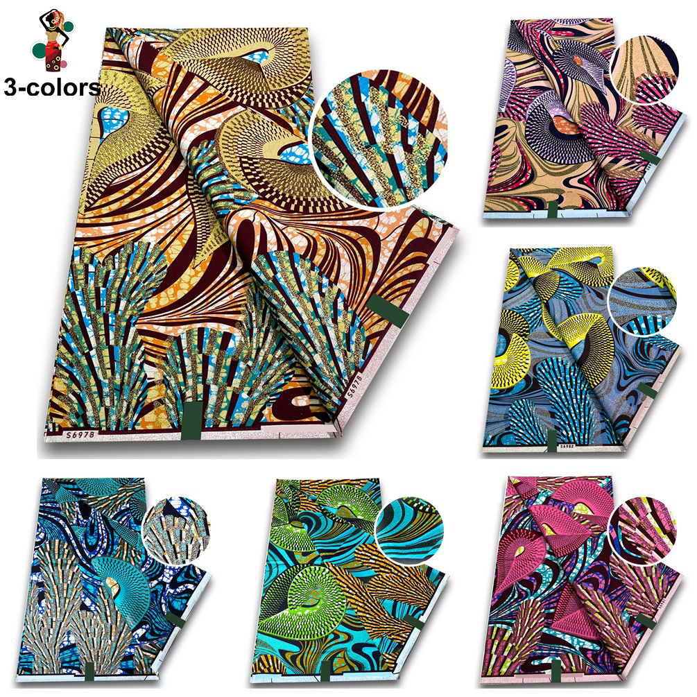 Soft Latest African Grand Gold - African Ankara Print บทวิจารณ์และราคา