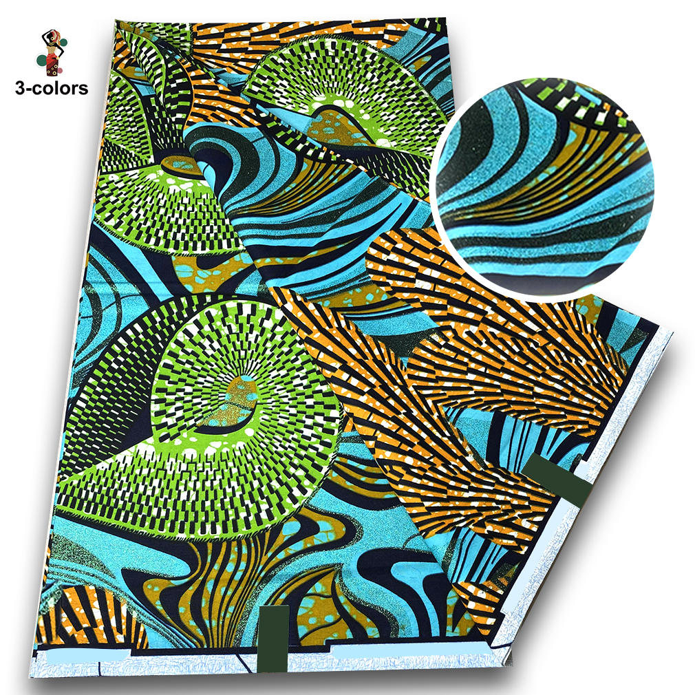 Soft Latest African Grand Gold - African Ankara Print บทวิจารณ์และราคา