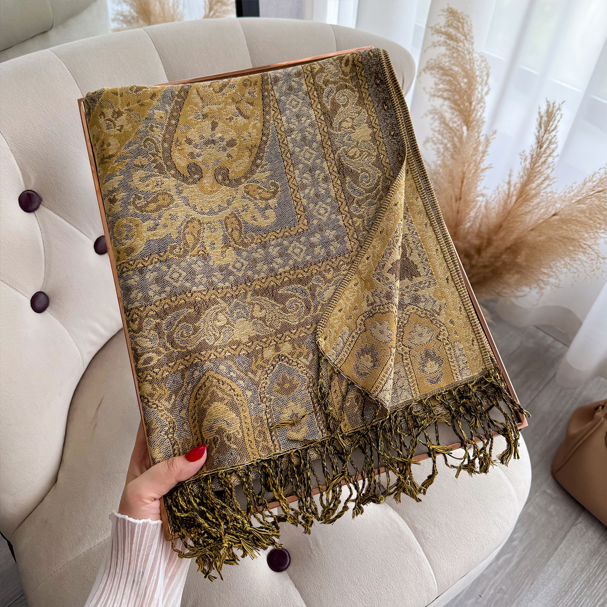 2025 Tassel Blanket Design Eth - Ethnic Fashion Designers บทวิจารณ์และราคา