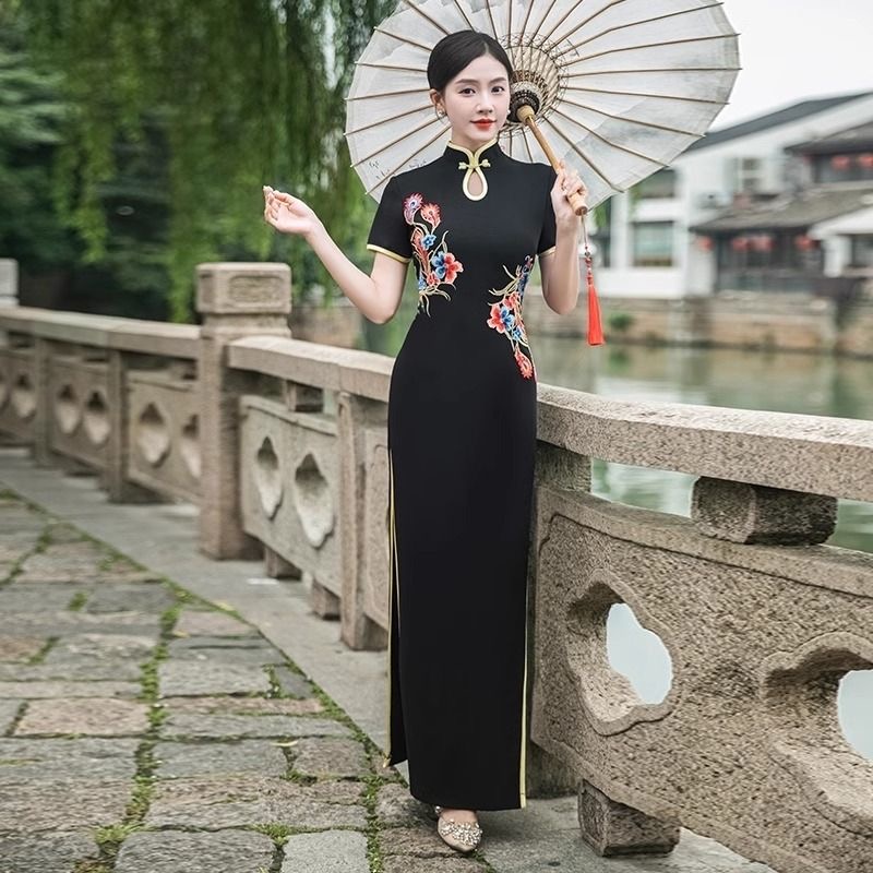 Women Traditional Vietnam Aoda - Ao Dai Vietnam Dress บทวิจารณ์และราคา