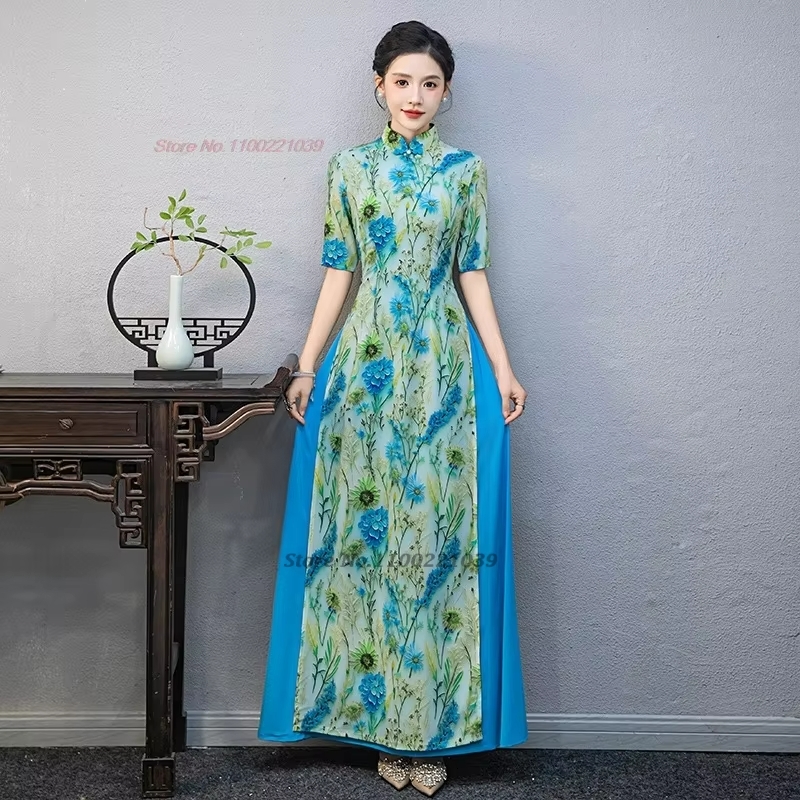 2026 vietnam aodai dress natio - Ao Dai Vietnam Dress บทวิจารณ์และราคา