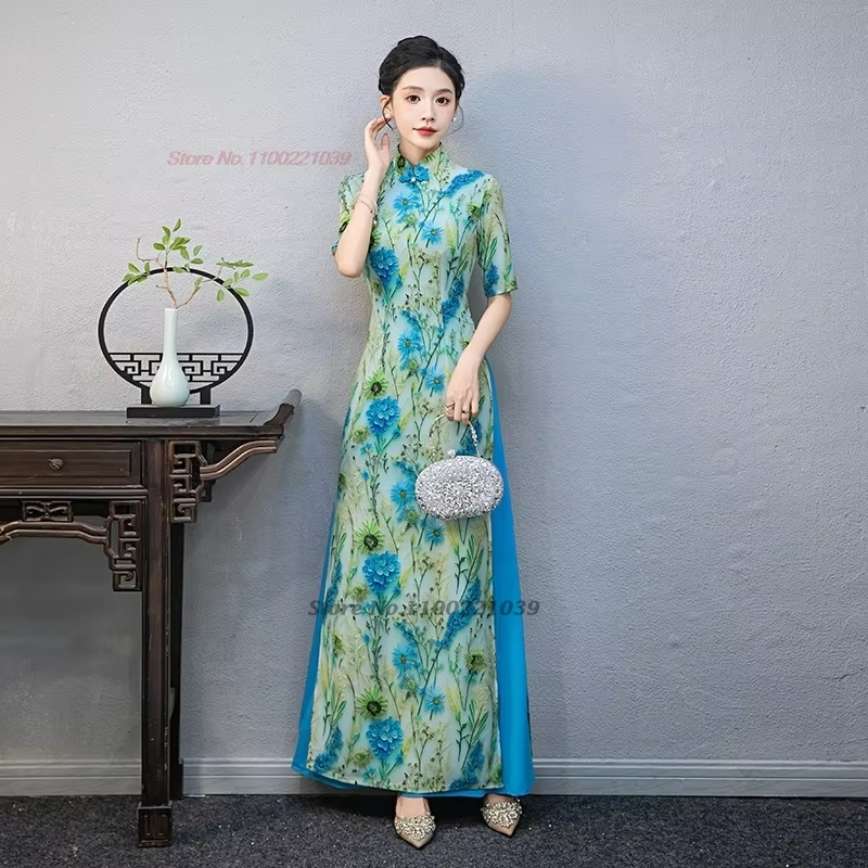 2026 vietnam aodai dress natio - Ao Dai Vietnam Dress บทวิจารณ์และราคา