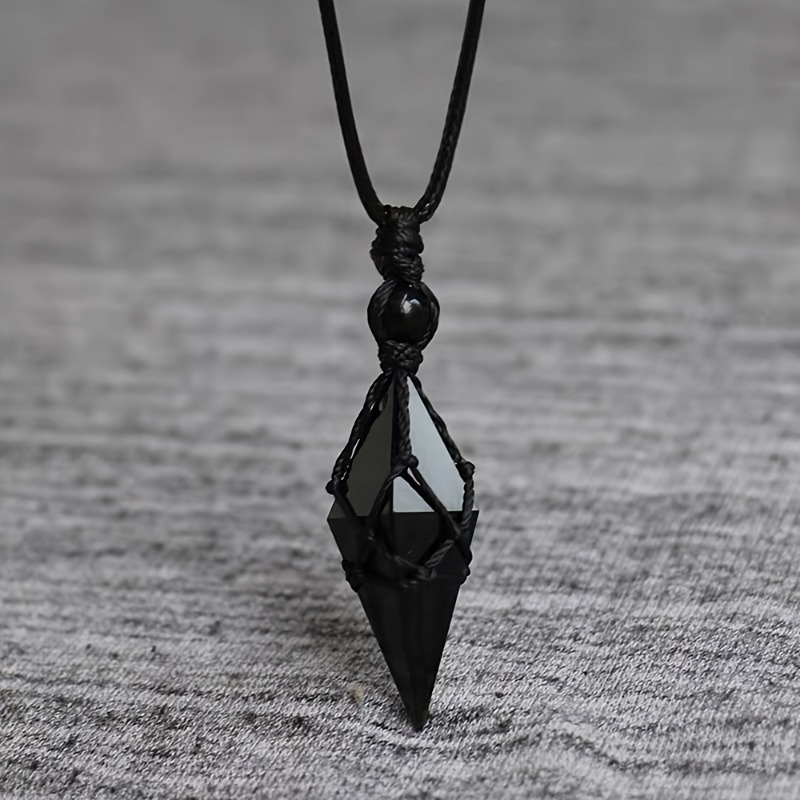 Black Obsidian Arrowhead Cryst - Fashion Ethnic Wear For Men บทวิจารณ์และราคา