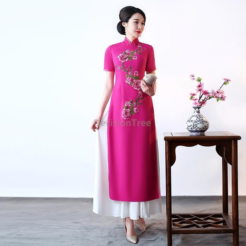 2026 vietnam aodai vintage imp - Ao Dai Vietnam Dress บทวิจารณ์และราคา