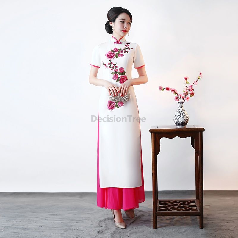 2026 vietnam aodai vintage imp - Ao Dai Vietnam Dress บทวิจารณ์และราคา