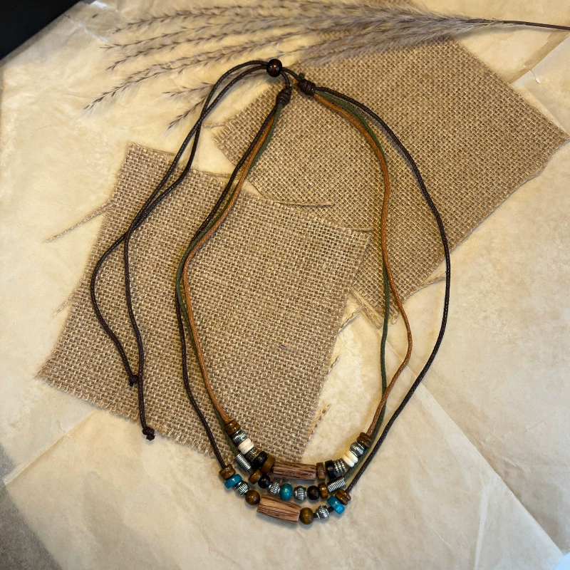 Vintage 2 Layer Faux Leather W - Fashion Ethnic Wear For Men บทวิจารณ์และราคา