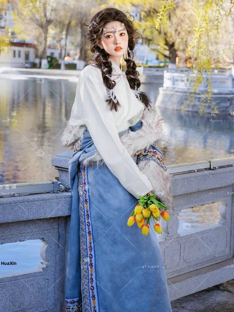 Tibetan Ethnic Women's  Robe F - Ethnic Clothing & Online Fashion Store Khaadi Pk บทวิจารณ์และราคา