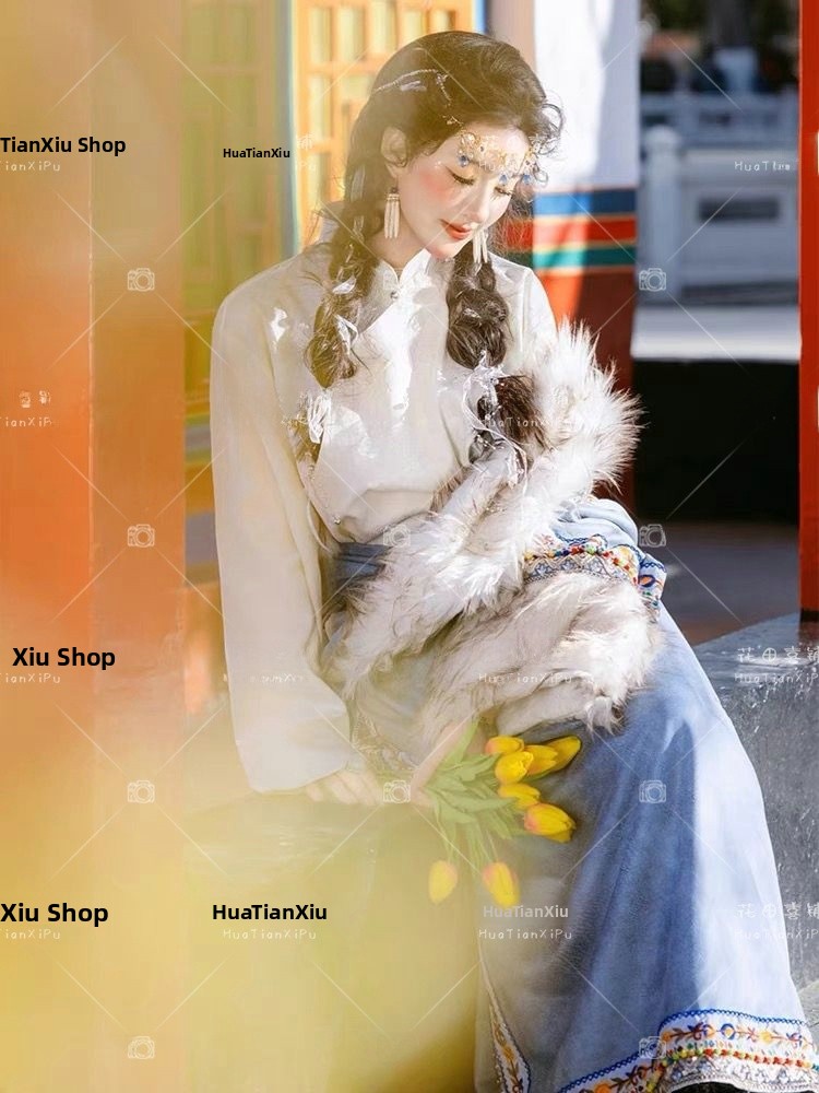 Tibetan Ethnic Women's  Robe F - Ethnic Clothing & Online Fashion Store Khaadi Pk บทวิจารณ์และราคา