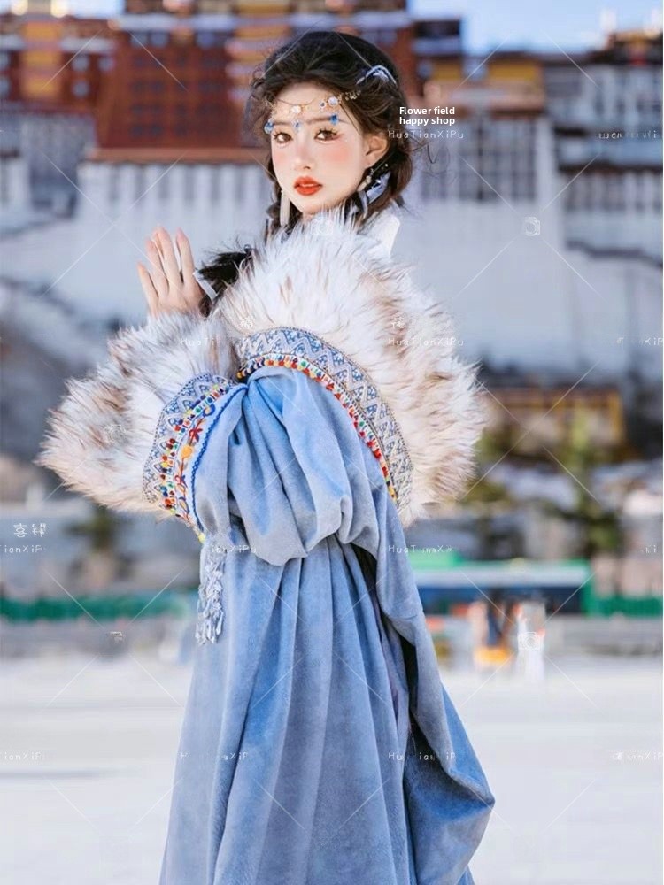 Tibetan Ethnic Women's  Robe F - Ethnic Clothing & Online Fashion Store Khaadi Pk บทวิจารณ์และราคา