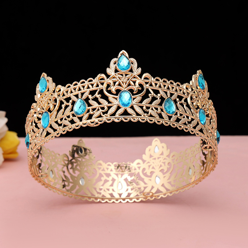Round Wedding King Tiara Headp - Ethnic Fashion Imports บทวิจารณ์และราคา