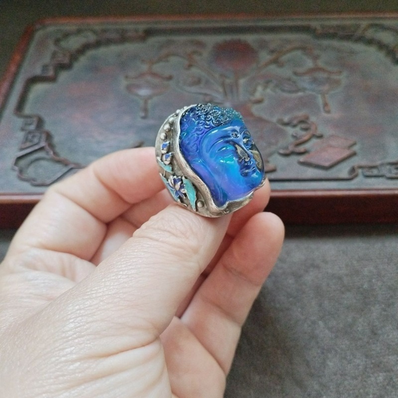 Vintage Import Buddha Head Rin - Ethnic Fashion Imports บทวิจารณ์และราคา